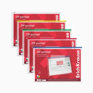 Envelope com Fecho Zip ErichKrause