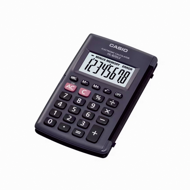 Máquina de calcular Casio HL-820LV