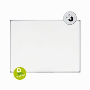 Quadro branco vitrificado com moldura em alumínio Bi-Office