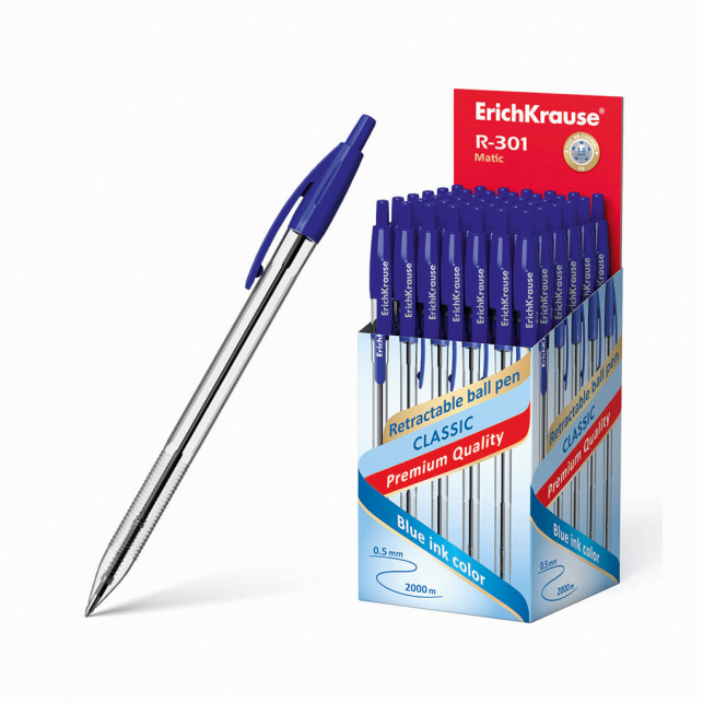 Esferográfica ErichKrause R-301 Matic