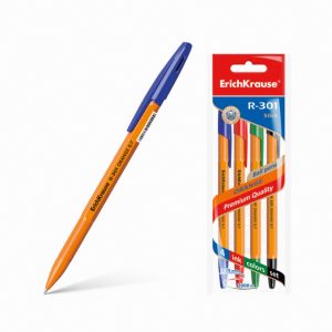 Esferográfica ErichKrause R-301 Orange