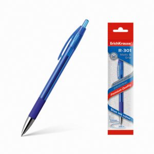 Esferográfica gel ErichKrause R-301 Matic & Grip