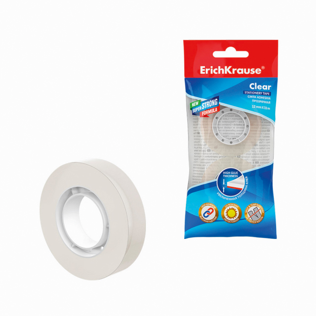Fita adesiva transparente ErichKrause Clear