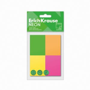 Bloco de notas adesivas ErichKrause Neon
