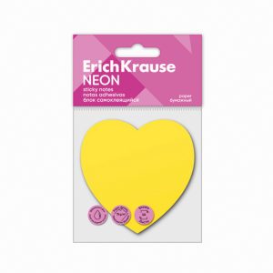 Bloco de notas adesivas ErichKrause Heart