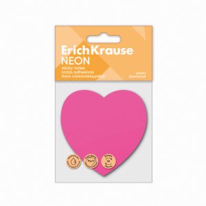 Bloco de notas adesivas ErichKrause Heart