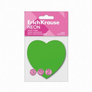 Bloco de notas adesivas ErichKrause Heart