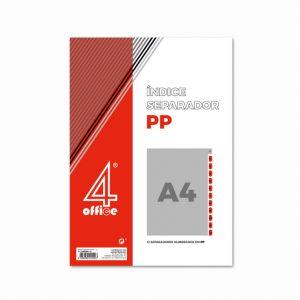 Índice e separador em PP 4office