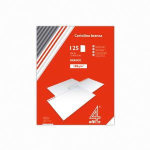 Cartolina A4 branca 4office