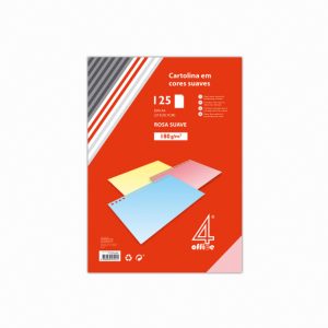 Cartolina A4 cores suaves 4office