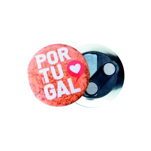 Badge double magnet 50